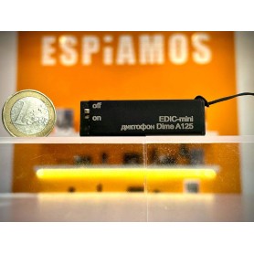 Edic-Mini Dime A125 - Registratore spia con batteria da 130 ore | NOI SPIIAMO®