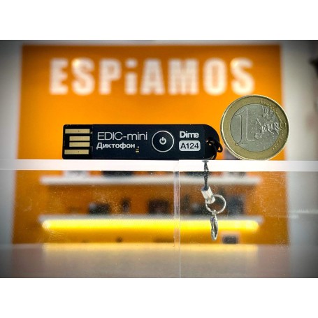 Edic-Mini Dime A124 - Grabadora Espía con VAS y 15m de Alcance | ESPIAMOS®

