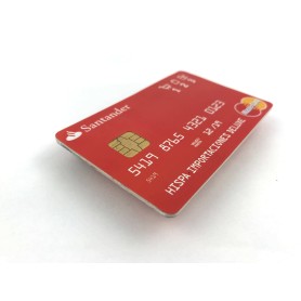 Gravador de áudio espião em cartão de crédito personalizado | ESPIAMOS®