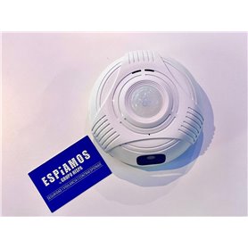 Rilevatore di fumo con telecamera WiFi e visione notturna nascosta | ESPIAMOS®