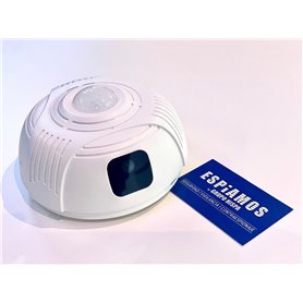 Rilevatore di fumo con telecamera WiFi e visione notturna nascosta | ESPIAMOS®
