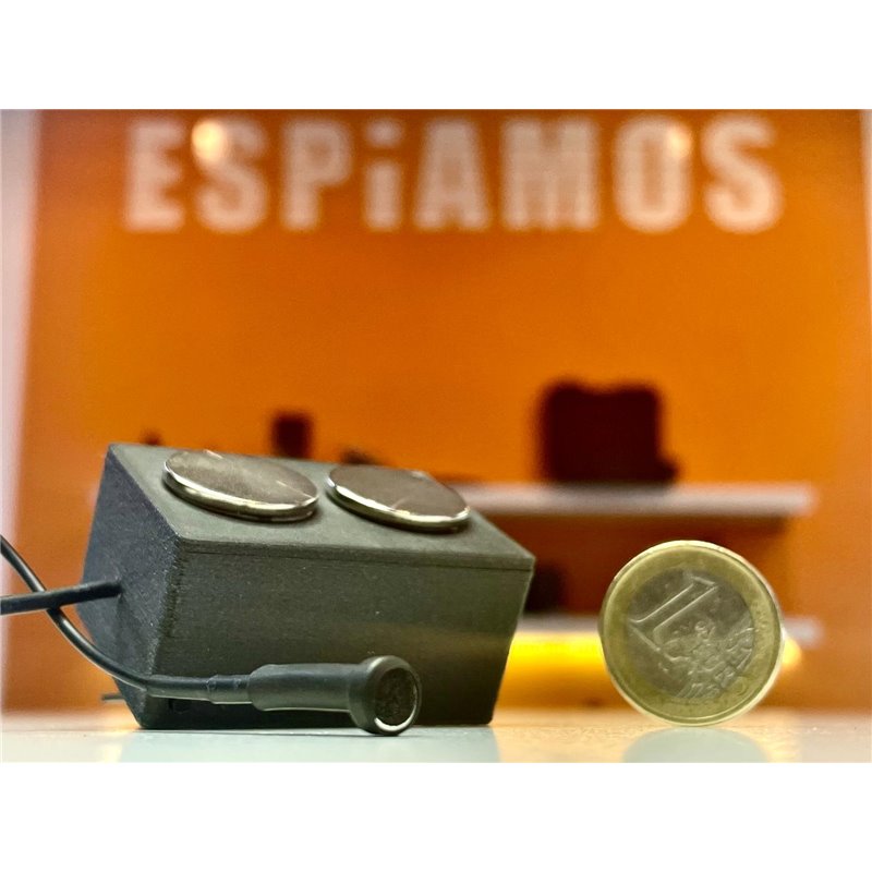 Registratore audio spia con microfono GSM e sistema GPS