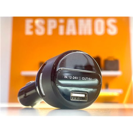 Adaptador de isqueiro PV-CG20 com câmera espiã LawMate | ESPIAMOS®