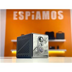 Câmera Mini Square 2K WiFi com detecção PIR e 512GB - ESPIAMOS®
