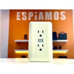 Plugue espião PV-SK10 com câmera oculta Full HD | ESPIAMOS®
