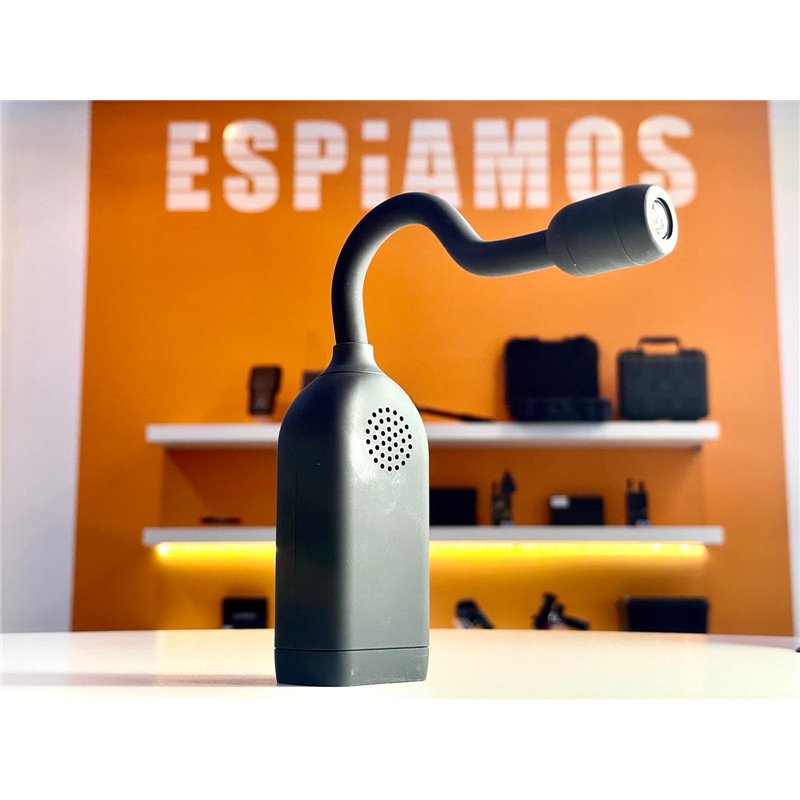 Câmera panorâmica WiFi 360° com pescoço flexível e 512 GB de armazenamento Câmera panorâmica WiFi 360° com pescoço flexível e 512 GB de armazenamento