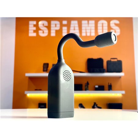 Telecamera Panoramica WiFi 360° con Collo Flessibile e 512GB - ESPIAMOS®
