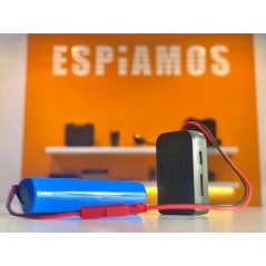 Microphone espion WiFi 256 Go avec batterie longue durée | ESPIAMOS®