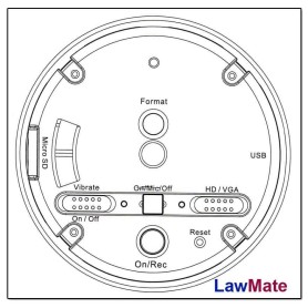 Câmera de segurança veicular PV-RC400FHD LawMate Full HD | ESPIAMOS®