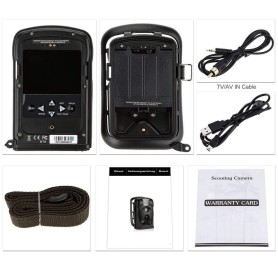  Noire, appareil photo 12MP HD 720p 940nm avec détection de