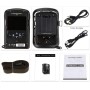 Black camera 12MP HD 720p 940nm with motion detection【2024】