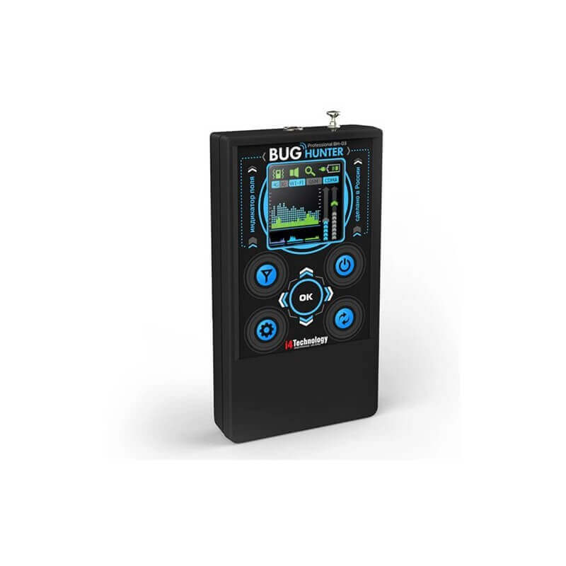 BH03 Detector frequencies 4G, 3G, WIFI, GPS and bluetooth