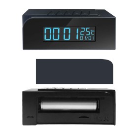Reloj Despertador con Cámara Espía IP WIFI IR 512Gb 【2025】