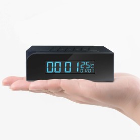 Réveil avec Caméra Espion IP WIFI IR 256 go 【2025】Espiamos.com