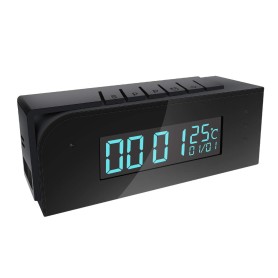 Réveil avec Caméra Espion IP WIFI IR 256 go 【2025】Espiamos.com