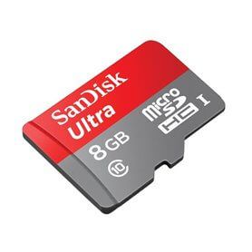 Scheda di memoria Micro SD 8 Gb