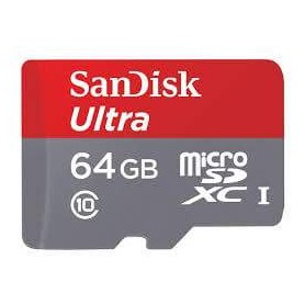 Cartão de memória Micro SD de 64 Gb