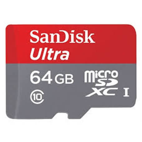 Cartão de memória Micro SD de 64 Gb