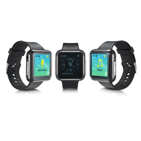 GRABADORA DE VOZ ESPIA oculta en reloj 570 horas 1536 kbps 【2023】