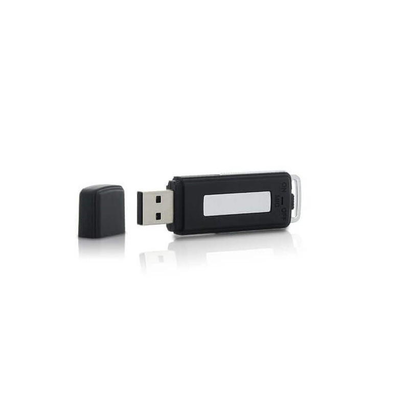 Grabadora Espía (Solo Audio) Forma de Pendrive - 8GB, 50 Horas Mínimo! -  Tienda8