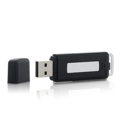 Gravador de voz oculta no USB de 8GB 96 horas【2020】 ESPIAMOS