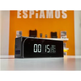 Alarm clock with Spy Camera WIFI IP IR 256Gb【2024】 ESPIAMOS