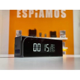 Alarm clock with Spy Camera WIFI IP IR 256Gb【2024】 ESPIAMOS