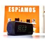 HD 1080P Smart Home Wi-Fi IP - Spy Clock with Hidden Camera and Long Battery Life