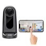 Câmara WIFI inteligente Tuya com visão nocturna a laser e câmara rotativa Câmara WIFI inteligente Tuya com visão nocturna a laser e câmara rotativa