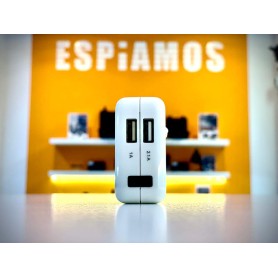 Adaptateur espion Full HD 1080p avec détection de mouvement