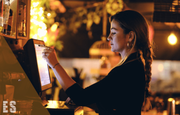 surveillance camera in cash register